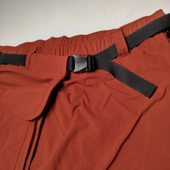 Duluth Trading Heirloom Gardening Skort w Belt Bag Large Rust Rip Stop Stretch - Picture 14 of 16